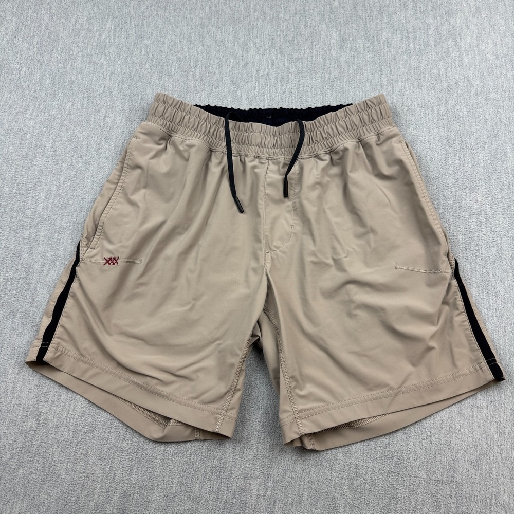 Rhone Shorts Mens Small Brown Versatility 6" Performance Stretch Gym Running